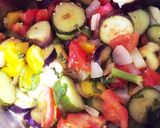夏野菜たっぷり。冷凍トマトでラタトゥイユ作り方10写真