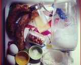 ココナッツアーモンド香る豆乳バナナケーキ作り方1写真