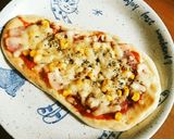 簡単★自家製お手軽BBQソースナンピザ♪作り方6写真