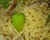 豚肉とししとうのパスタ作り方8写真