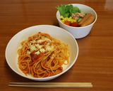 キャンプのごはん　パスタ＆サラダ作り方4写真
