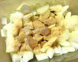 レンジで簡単☆たっぷり野菜のツナカレー丼作り方6写真