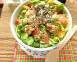 レンジで簡単☆たっぷり野菜のツナカレー丼作り方17写真