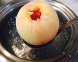 桃の皮と種の綺麗な取り方♡丸ごと桃タルト作り方5写真