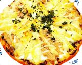 大絶賛のヤングコーンとツナ焼カレーピザ作り方10写真