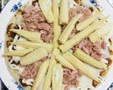 大絶賛のヤングコーンとツナ焼カレーピザ作り方8写真