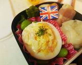 お弁当の一品✩ゆで卵のカニカママヨ詰め作り方5写真