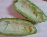 塩昆布ツナとゴーヤのサラダ☆カレー風味★作り方1写真