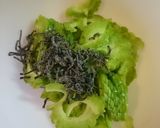 塩昆布ツナとゴーヤのサラダ☆カレー風味★作り方3写真