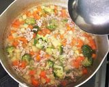 ★離乳食後期★豚ひき肉と野菜のぽってり煮作り方3写真