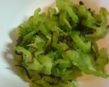 塩昆布ツナとゴーヤのサラダ☆カレー風味★作り方5写真