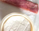 ＊カマンベールチーズのベーコン巻き焼き＊作り方1写真