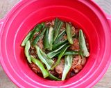 レンジで楽チン♪焼き肉風！トマトの肉炒め作り方2写真