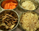 ベビーホタテと長芋と豆苗の中華風とろ煮☆作り方1写真
