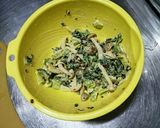 チンゲンサイとしめじのマヨ醤油和え作り方3写真