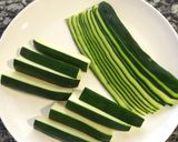ズッキーニと牛肉の２種のロール作り方1写真