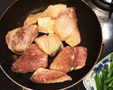 うなぎのタレで♪ ブリあらフライパン焼き作り方6写真
