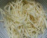 さつまいもの千切り揚げ☆作り方3写真
