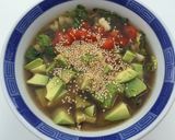 焦がし葱とアボカドレタスの麺なしラーメン作り方5写真