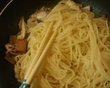 ◆簡単♡きのこのコンソメスパゲッティ◆作り方3写真