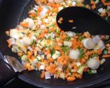 トマト消費★野菜嫌いの為のハンバーグ味丼作り方1写真