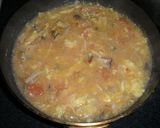 トマ玉きのこ丼作り方2写真