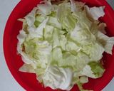 レンジで簡単！キャベツのおかか和え作り方1写真