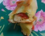 焼きトマト&チーズ春巻き作り方4写真