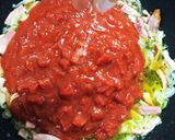 ベーコンのトマトソースパスタ作り方13写真