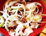 ♡牛肉と玉ねぎの甘辛ガーリックだれ焼き♡作り方5写真