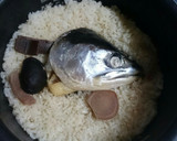 鮭の炊き込みご飯 (頭使用）作り方6写真