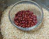 断食の回復食にも❤️小豆入り炒り玄米粥作り方1写真