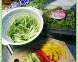 暑い日は冷しゃぶサラダ風作り方1写真