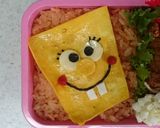 スポンジボブキャラ弁作り方3写真