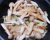 みょうが・しめじ・ハモ天のさっと味噌炒め作り方4写真