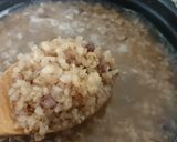 断食の回復食にも❤️小豆入り炒り玄米粥作り方7写真