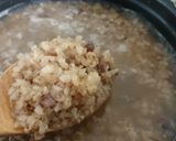 断食の回復食にも❤️小豆入り炒り玄米粥作り方7写真