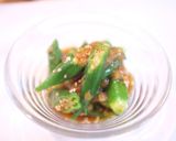 オクラの梅和え作り方6写真