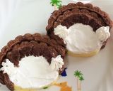 市販のロールケーキで簡単モンチッチケーキ作り方3写真