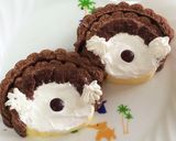 市販のロールケーキで簡単モンチッチケーキ作り方4写真