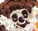市販のロールケーキで簡単モンチッチケーキ作り方5写真