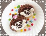 市販のロールケーキで簡単モンチッチケーキ作り方7写真