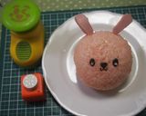 日傘を持ったうさぎちゃん弁当作り方4写真