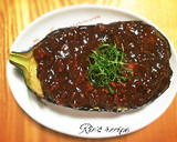 とろ〜り揚げ茄子の肉味噌田楽風♡作り方7写真