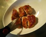 手抜き！名古屋手羽先味の鶏もも焼き作り方7写真
