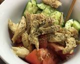 夏はコレ！きゅうりとトマトのお魚サラダ作り方4写真