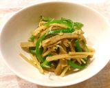 おからこんにゃくの青椒肉絲風作り方6写真