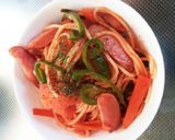 定食屋さんの昔ながらのナポリタン⭐作り方5写真