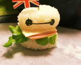 おにぎりサンド→ベイマックス弁当☆作り方3写真