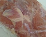 皮パリチキンステーキ♡ネギわさびソース作り方1写真